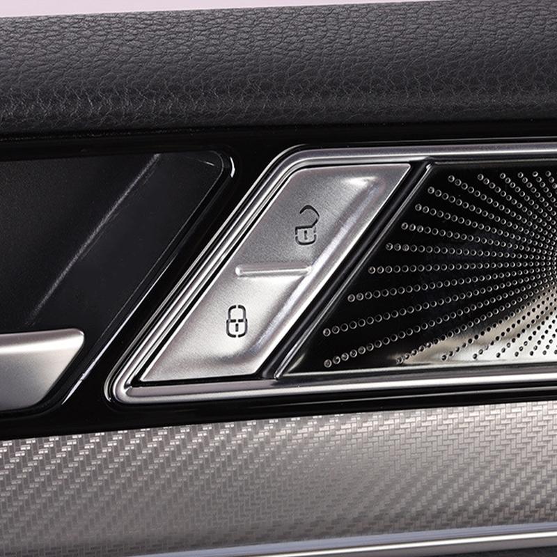 Кнопка разблокировки двери автомобиля, декоративная наклейка, подходит для Volkswagen vw new CC, кнопка запуска одним нажатием P, внутренняя кнопка передач