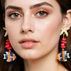 Exaggerated Color Tropical Fish Starfish Seaside Earrings Ocean Small Fish Natural Vacation Wind Earrings