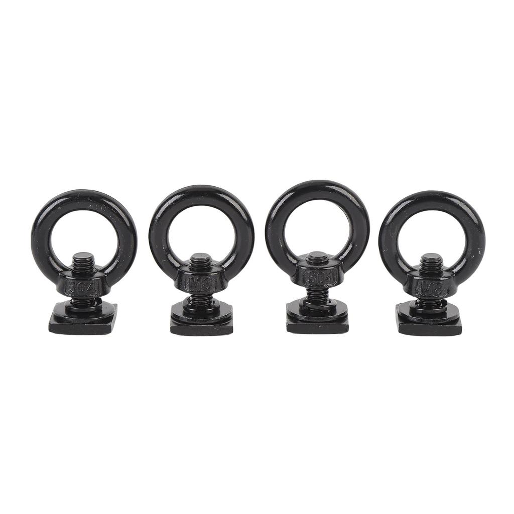 T Bolt Eye Nut Kit Stable Support Stainless Steel T Track Mount Tie Down High Hardness for Holding Tie Down Straps