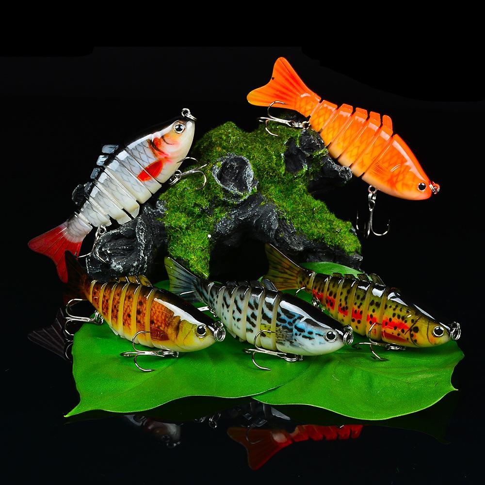 Приманка для моделирования морской рыбалки 10 см, 7 бионических приманок, жесткая приманка 15,5 г