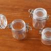 Dollhouse Mini Miniature Transparent Storage Jar Sealed Tank Model Storage Tank Tiny Vial Wishing Bottle Kitchen Home Decor Toy