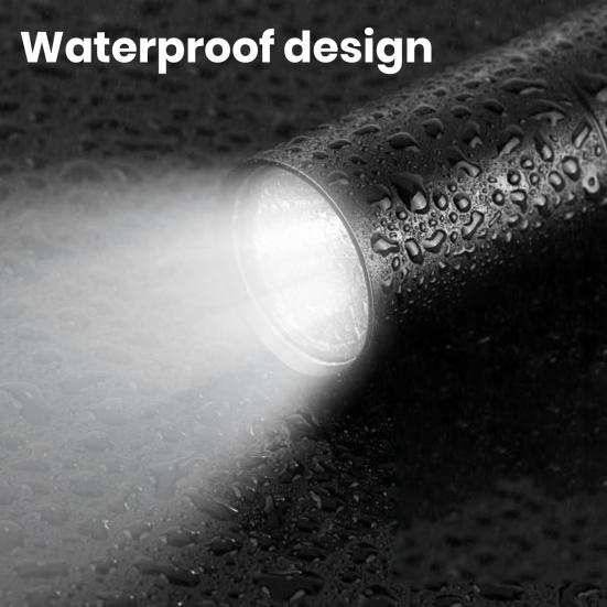 Rechargeable Flashlight Super Bright High Lumens Adjustable Brightness Zoomable Waterproof Tactical Flashlight LED Torch