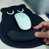 Cartoon Cat Large Mouse Mat Wrist Pad Kawaii Cat Mouse Pad Black Cat Mouse Pads  Office Desk
