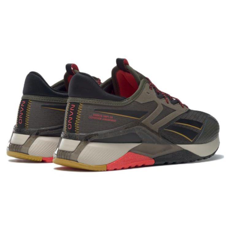 Reebok Nano X2 TR Adventure Army Green Neon Cherry Мужские кроссовки Core-Black GY9493