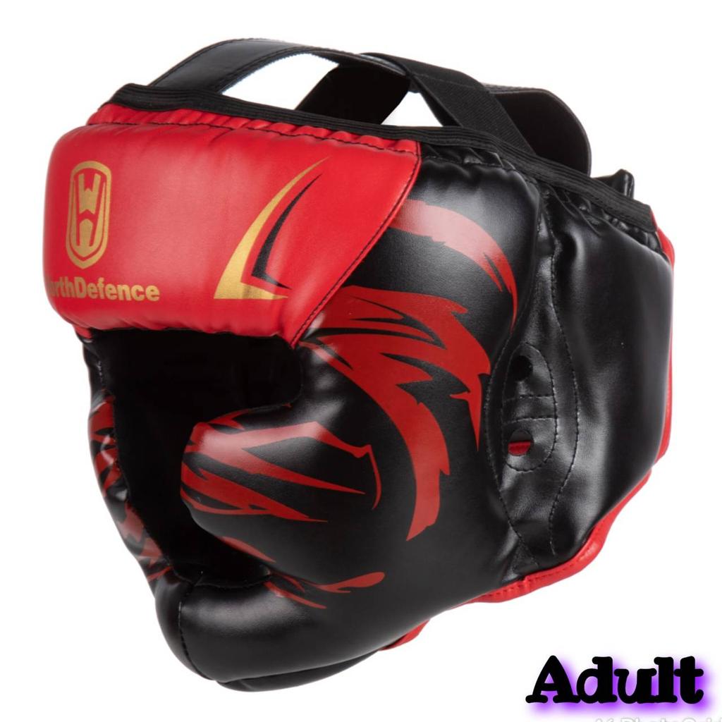 Головной убор, шлем для кикбоксинга, мужской и женский шлем из искусственной кожи, каратэ, муай тай, бокс, свободный бой, тренировочное оборудование для ММА