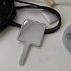 Electroplated Handle Makeup Mirrors Beauty Portable Round Hand Square Hand S/M/L Make Up Mirror