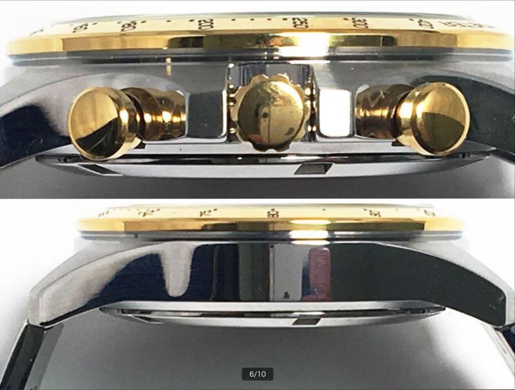 [USED] SEIKO Chronograph Watch White/Gold