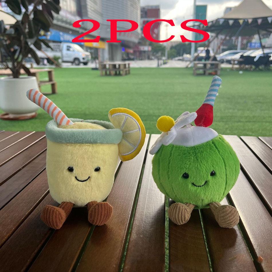 Simulated Stuffed Fruit And Vegetable Soft Cute Cartoon Plush Toys Lemon Pumpkin For Baby Kids Appease Soother Toy Gifts