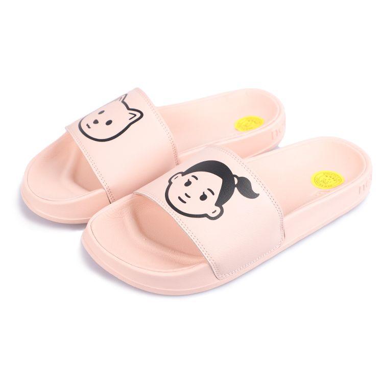 New Balance Noritake X  NB 200 Коллаборация Иллюстратора Резиновые Шлепанцы-Слайды Женская Обувь Розовый SWF200NP