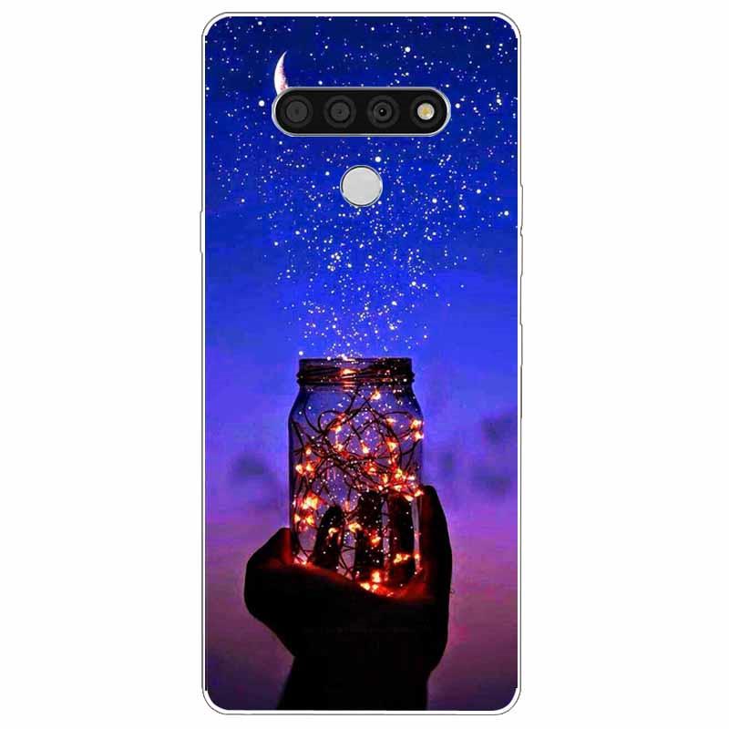 Мягкий чехол с принтом для LG K51 K61 V50 V60 Thinq, милый силиконовый чехол-котик для LG K61 V50 Thinq, чехлы K 61, противоударная оболочка-сумка
