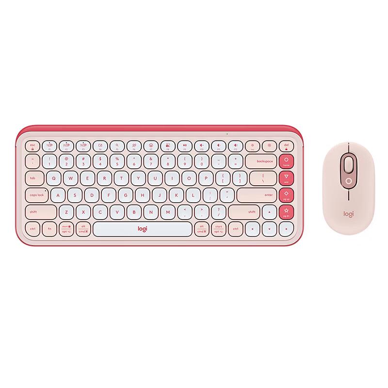 Logitech КОМБО ИКОНА ПОП Беспроводной набор клавиатуры и мыши