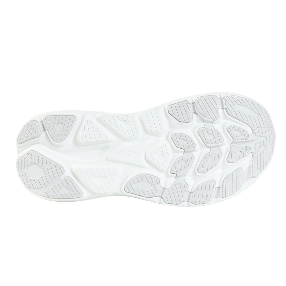 HOKA Clifton 10 Wide Running Shoes Size (Ice Gray, 26.0, Women's, 1162050-CRDS)