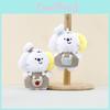 Cute Cartoon Dog Plush Doll Keychain Soft Toy Ideal For Kids Collectors And