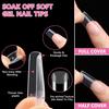 Форма Мягкие гелевые наращивание ногтей Гелевые типсы Мягкие гелевые типсы для ногтей с полным покрытием