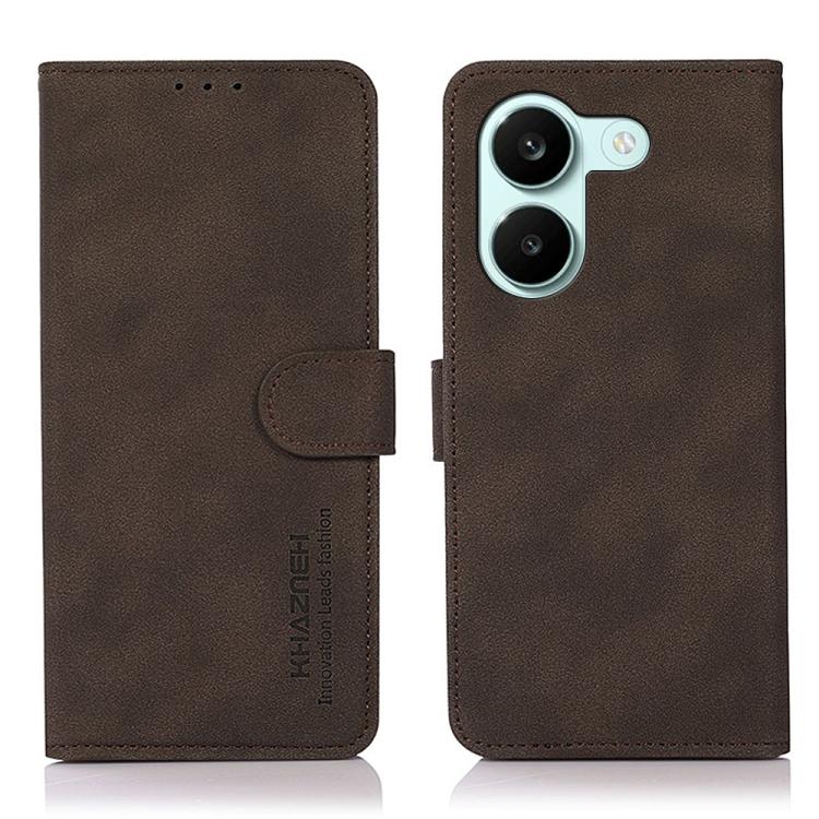 KHAZNEH Matte Texture Leather Phone Case