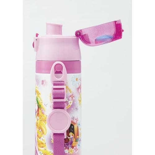 Skater Children's Stainless Steel Water Bottle Direct Drinking 470ml Disney Rapunzel On the Tower 24 Child-friendly Lightweight Type Cold Storage Wate