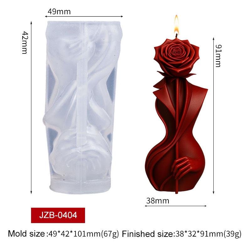 Xiaomi 3D Фигура Цветок Свеча Силиконовая Форма DIY Человеческое Тело Лицо Роза Пион Ручная Работа Ароматическое Мыло Воск Поделка Форма из Смолы Домашний Декор