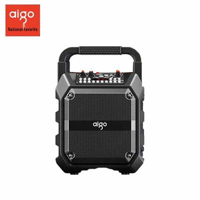 Aigo Портативная уличная Bluetooth-колонка KTV с китайской вилкой (адаптер в комплекте)