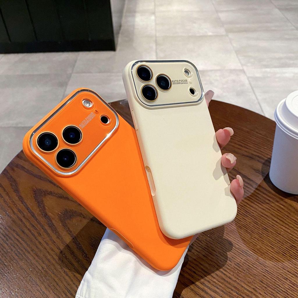 Чехол-пленка для линз iPhone 17 Pro Max из жидкого силикона, Полное покрытие, Ультратонкий, Защита от падений