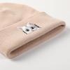 Cute White Cat Winter Knit Hat Beanie, Animal Man Cap Soft Winter Unisex Pompom Beanies Knitted Cap Beanie