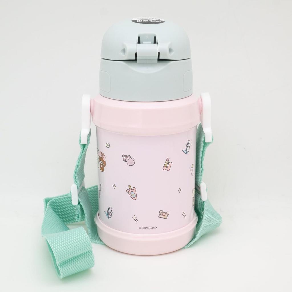 OSK Rilakkuma Vacuum Insulated Stainless Steel Bottle 450ml Direct Drink Cold SBR-450DL