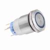19mm 12-24V Waterproof Stainless Selflocking  ing Push Button   Red LED