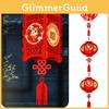 Spring Festival Felt Lanterns New Year Fu Character Blessing Pendant Decoration