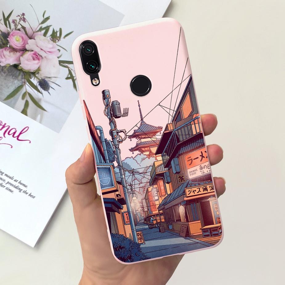 For Xiaomi Redmi Note 7 Case Note7 Pro Cute Cartoon Painted Phone Case For Xiaomi Redmi Note 7 Pro Redmi7 Back Cover Soft Bumper
