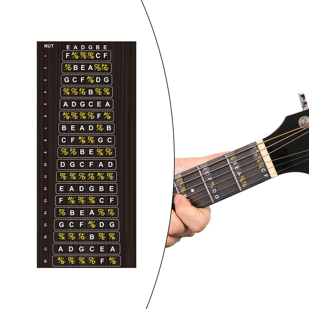 Fretboard Sticker Guitar Indicating Notes Reliable