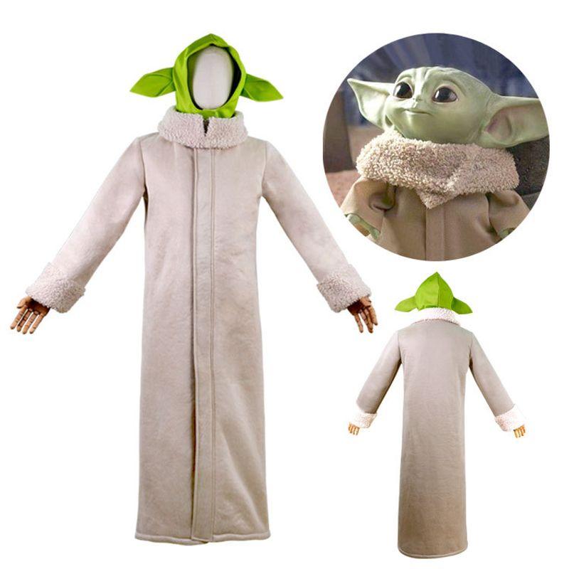 New American Tv Series the Mandalorian Baby Yoda Cosplay Costume Saint Weida Halloween Cosplay Stage Costume
