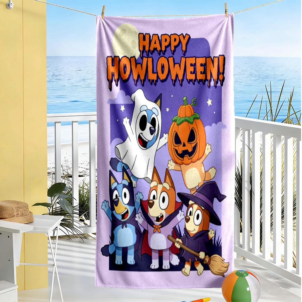 Merry Christmas Celebration Beach Towel Super Soft & Absorbent Comfortable Lightweight