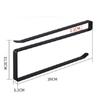 Wall Mounted Paper Roll Holde Bathroom Closet Cabinet Storage Rack Home Tissue Towel Rack Wall Hanging Shelf  Kitchen Organizer