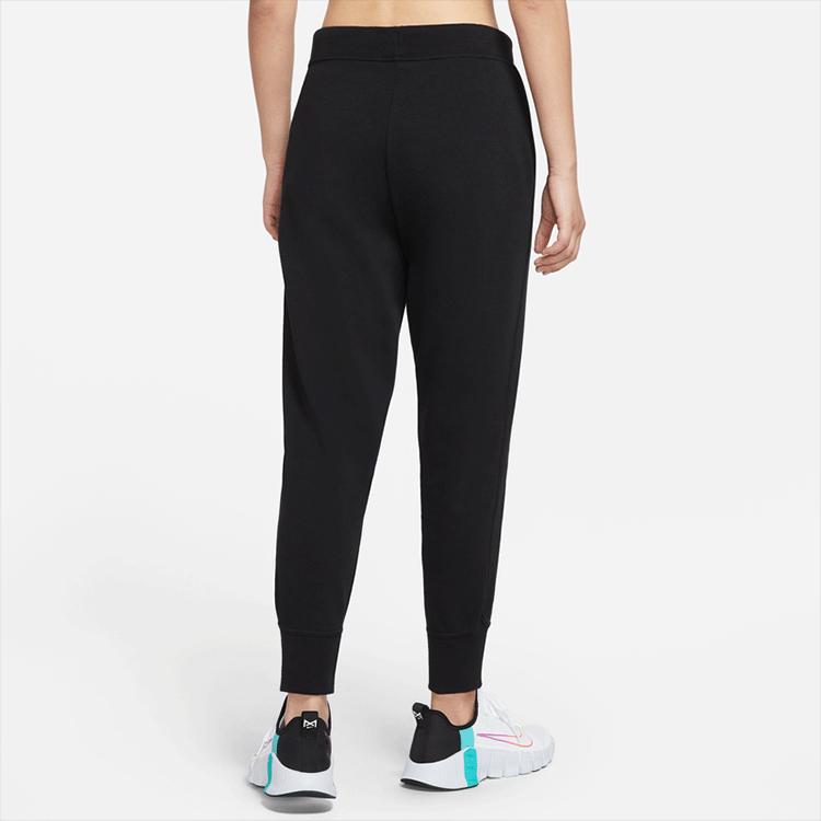 Nike Однотонные трикотажные спортивные брюки женские, черные DJ0772-010
