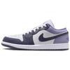 Air 1 Low White Indigo Haze Мужские кроссовки Фиолетовый 553558-145
