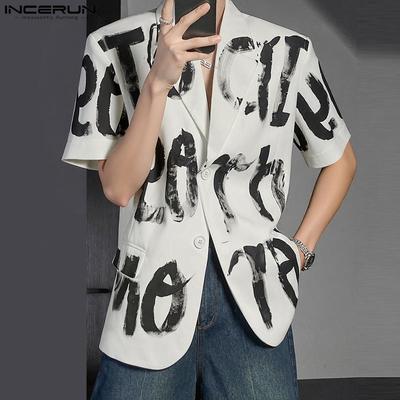 Летние мужские футболки с коротким рукавом, с принтом, повседневные, свободные