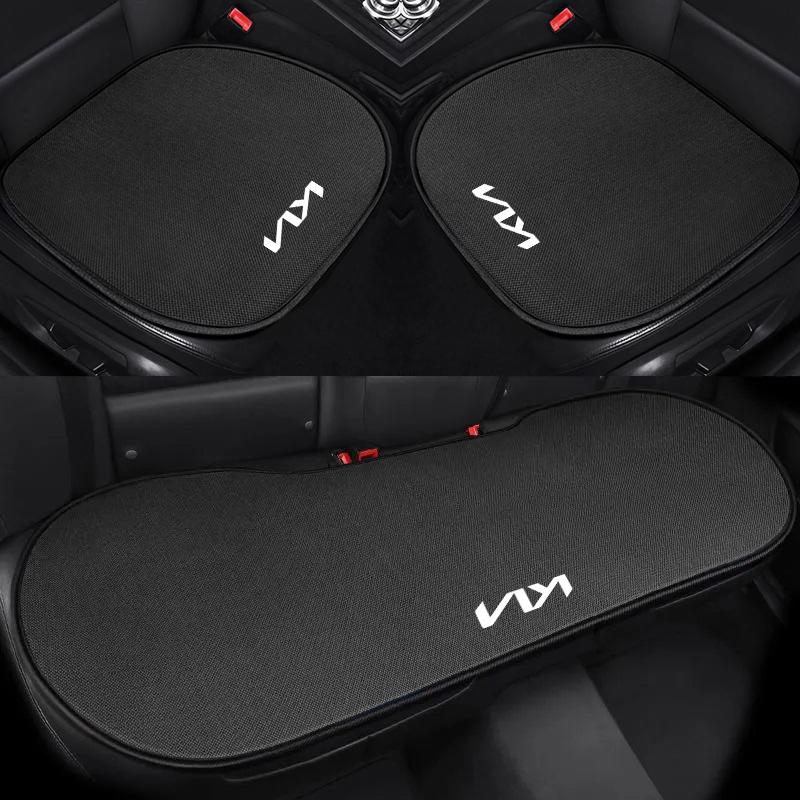 cnwhjg1 Car Seat Blcak Cushion Breathable Protector Pad Auto Interior For Kia Sportage Ceed Picanto Rio ProCeed Niro K7 K5 K8 K3 Soul K9