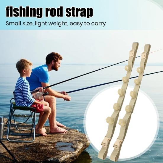 2 шт. автомобильный держатель удочки 5 петель регулируемый сверхмощный автомобиль внедорожник грузовик фургоны стойка для удочки ремень для хранения фиксирующий ремень-органайзер