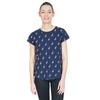 Womens Carolyn Short Sleeved Patterned T Shirt