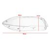 Pair Car Front Headlight Lens Cover For BMW 5-Series F10 F18 520 523 525 535 530 2010-2017 Headlamp Cover Clear Shell