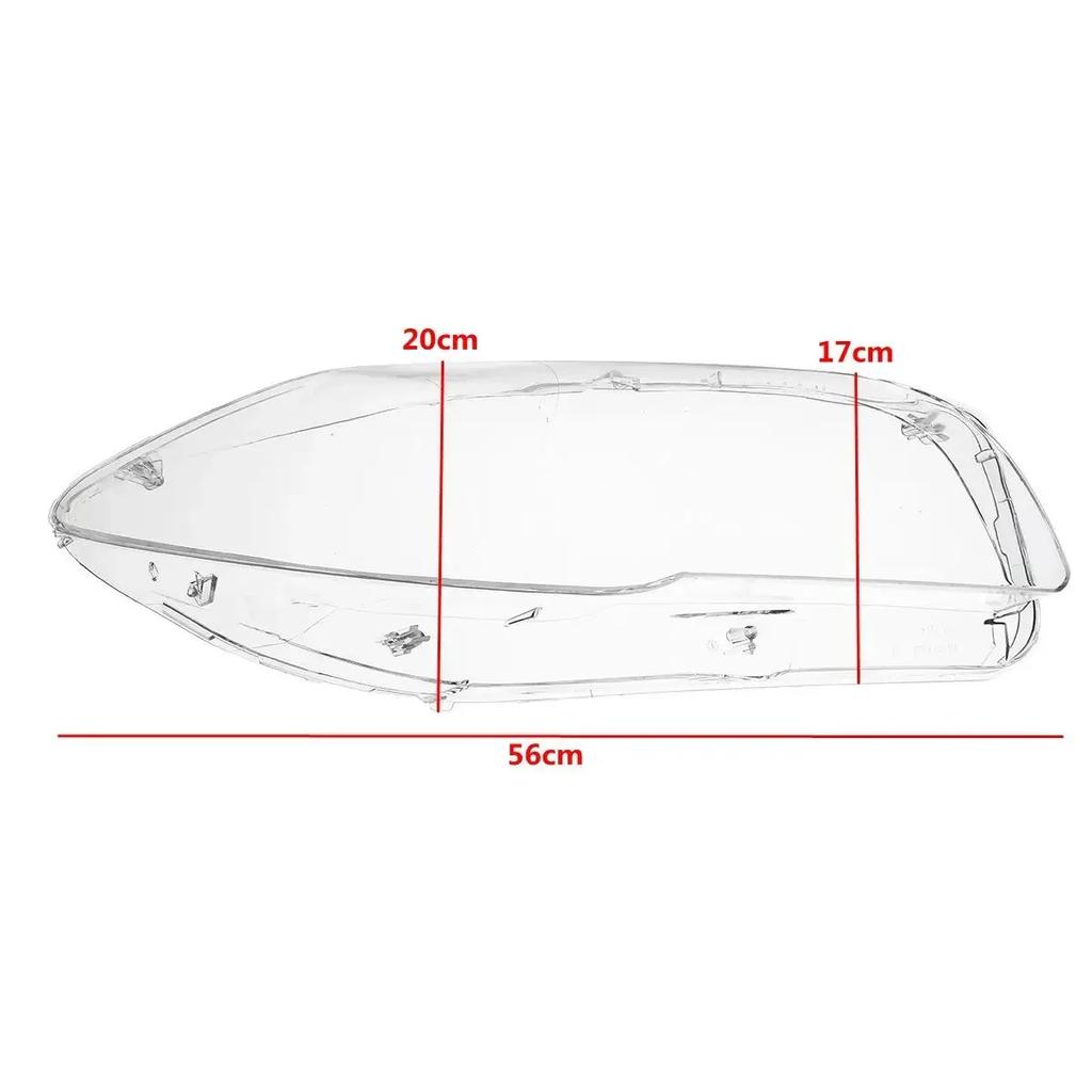 Pair Car Front Headlight Lens Cover For BMW 5-Series F10 F18 520 523 525 535 530 2010-2017 Headlamp Cover Clear Shell