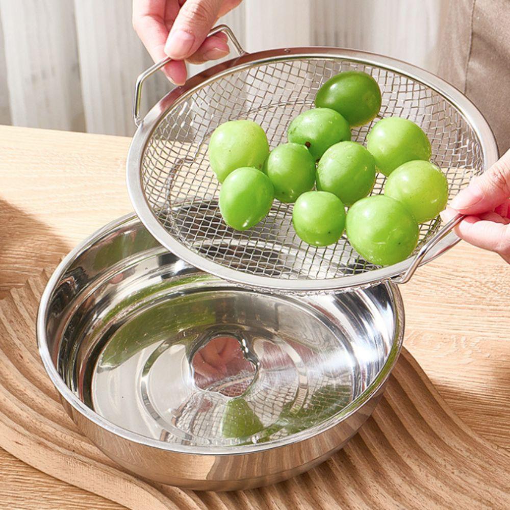 Stainless Steel Tempura Drip Pan Rust-proof Fried Food Draining Rack Oil Filter Tray  Snack