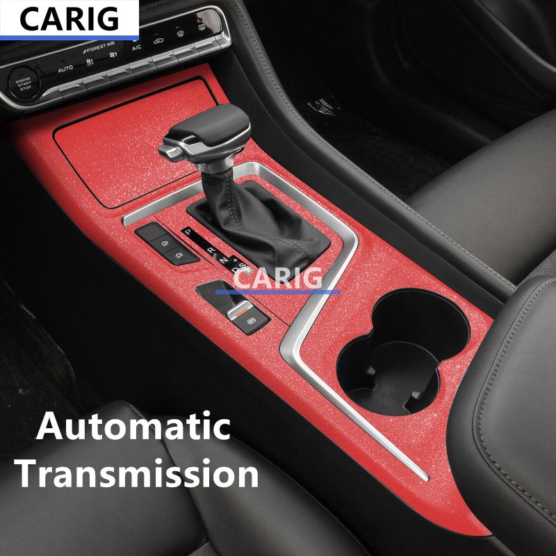 For CHANGAN CS55 PLUS 20-21 Gear Panel Sticker Modified Carbon Fiber Interior Car Protective Film Accessories Modification