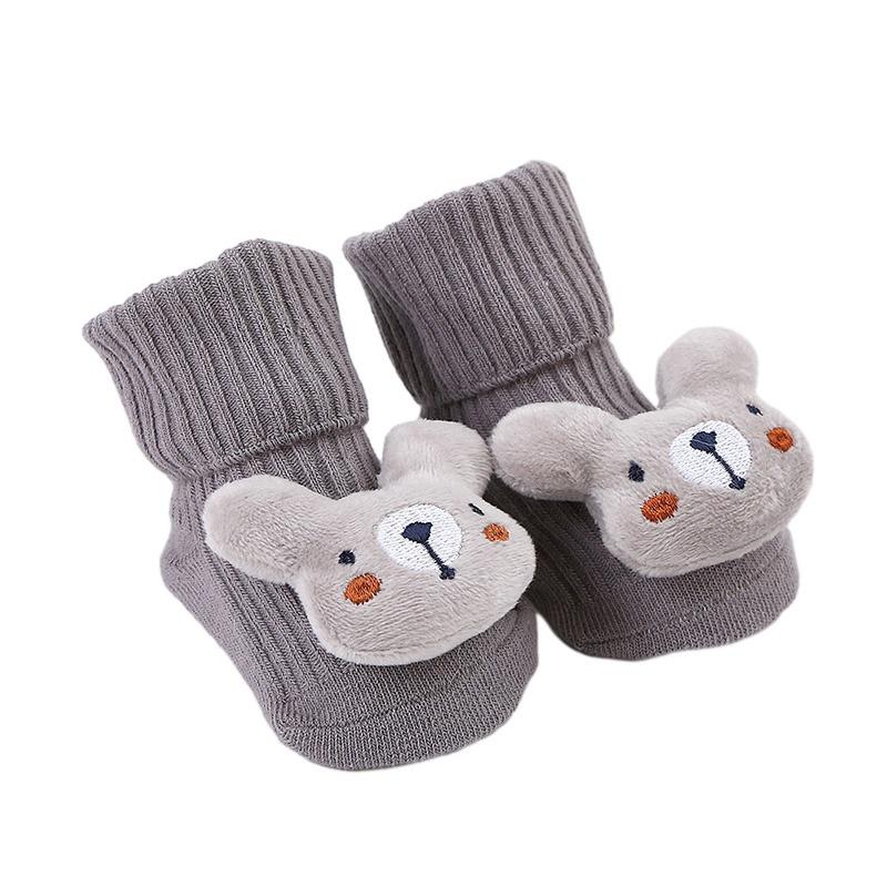Детские носки, нескользящие носки для малышей, милые хлопковые носки с героями мультфильмов для малышей