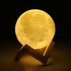 Bedside Lamp - Moon Lamp - 3D Rechargeable - Touch - LED - 15CM White