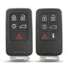 Jingyuqin 5/6Button Keyless Entry Smart Key Case Cover For Volvo S60/S80/V60/XC60/XC70/S60L/V40 Car Styling L2005