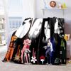 Japanese anime cartoon NARUTO famous Uzumaki Naruto blanket soft home furnishing nap decoration four seasons warm Sherpa blanket B2