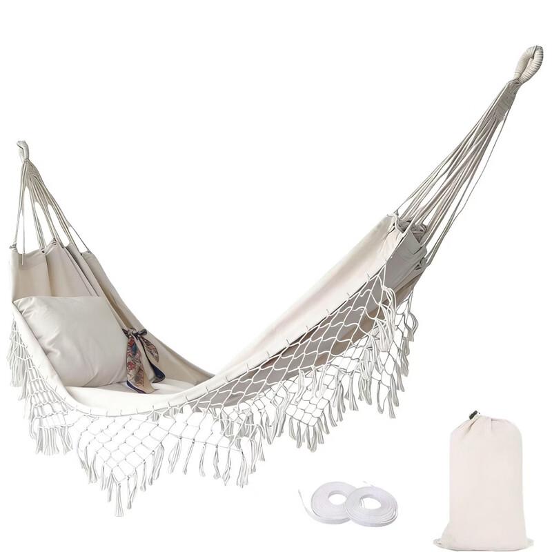 OLOEY Outdoor Camping Canvas Hammock