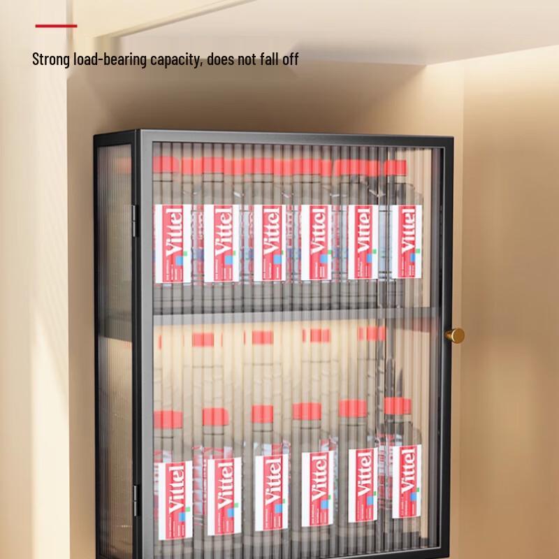 Пылезащитная настенная полка для хранения с дверцей