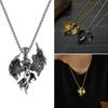 Модное ретро ожерелье с подвеской в виде ангела, модные украшения из титановой стали, геометрический дизайн