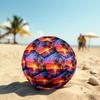 1pc Beach Sunset Scene Durable Size 5 Soccer Ball Professional Match Training Football Indoor &Outdoor Sports Ball p60197